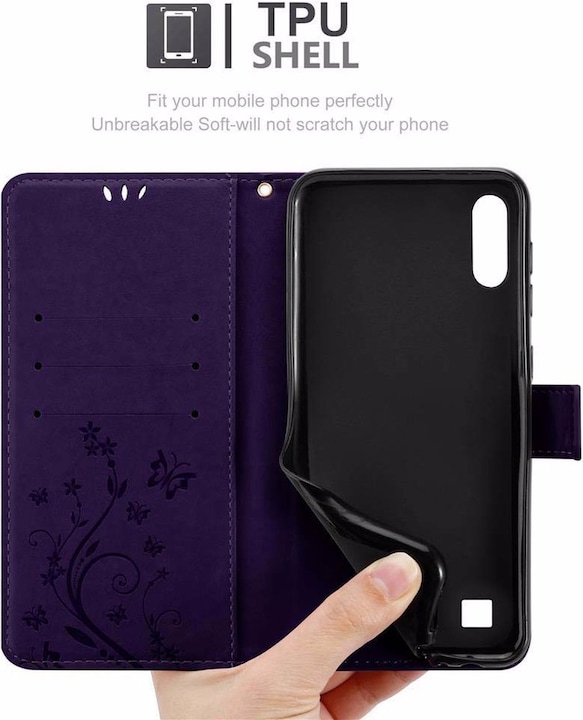 Actual product image Cadorabo Flower Book Cover (Samsung Galaxy A10, Samsung Galaxy M10)