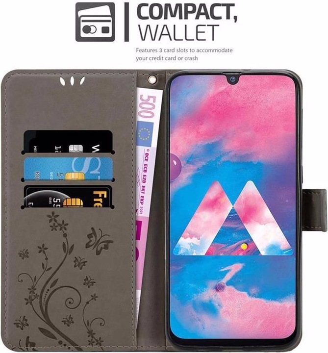 Produktbild Cadorabo Flower Book Cover (Samsung Galaxy M30)