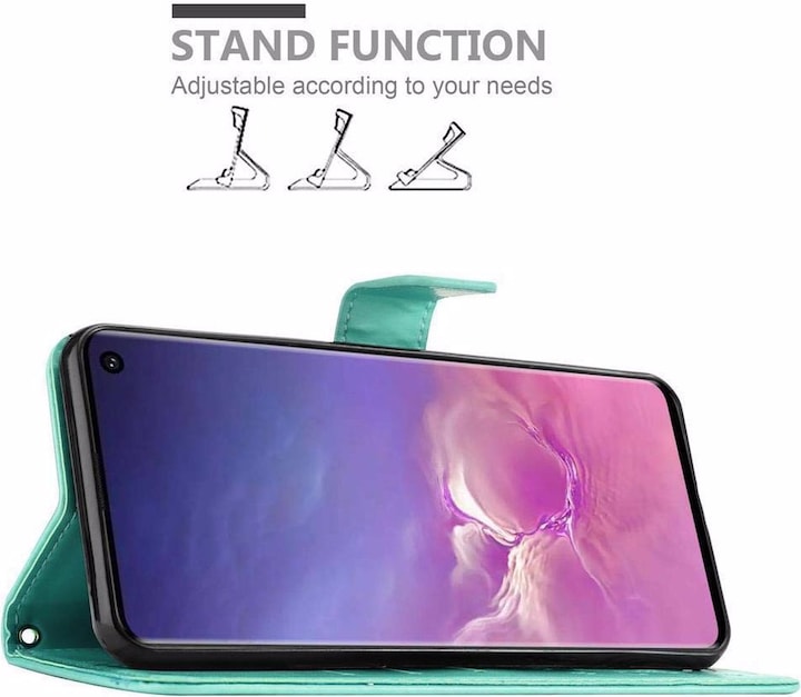 Produktbild Cadorabo Flower Book Cover (Samsung Galaxy S10)