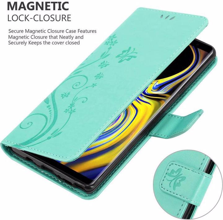Actual product image Cadorabo Flower Book Cover (Samsung Galaxy Note 9)