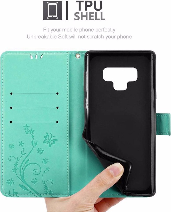 Produktbild Cadorabo Flower Book Cover (Samsung Galaxy Note 9)