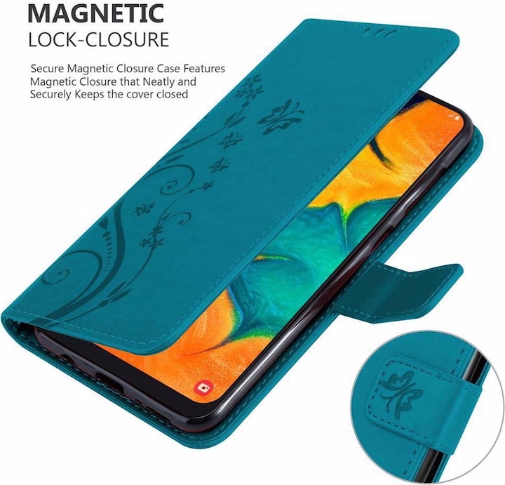 Produktbild Cadorabo Flower Book Cover (Samsung Galaxy A20, Samsung Galaxy A30)