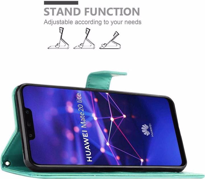 Actual product image Cadorabo Flower Book Cover (Mate 20 Lite)