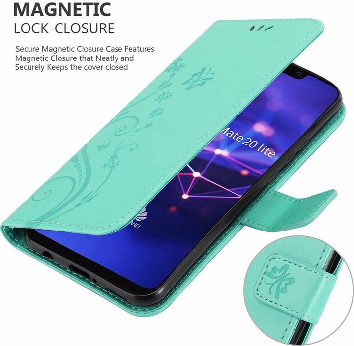 Produktbild Cadorabo Flower Book Cover (Huawei Mate 20 Lite)