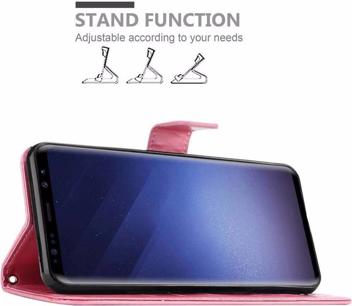 Actual product image Cadorabo Flower Book Cover (Samsung Galaxy S9+)