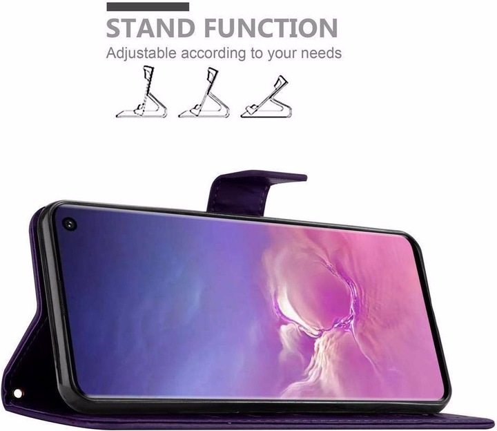 Produktbild Cadorabo Flower Book Cover (Samsung Galaxy S10)