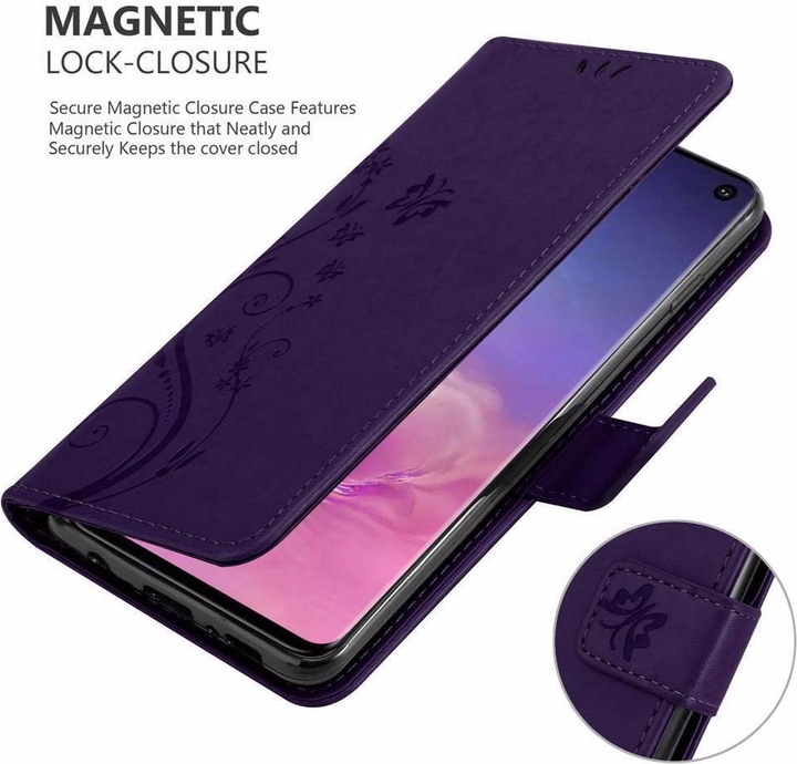 Produktbild Cadorabo Flower Book Cover (Samsung Galaxy S10)