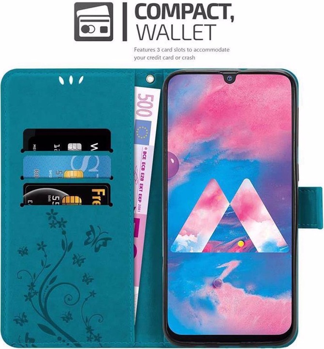 Produktbild Cadorabo Flower Book Cover (Samsung Galaxy M30)