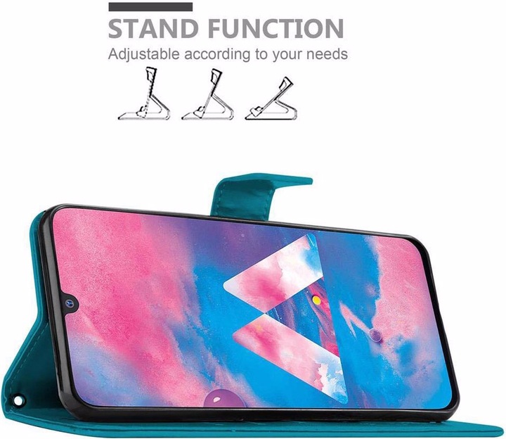 Produktbild Cadorabo Flower Book Cover (Samsung Galaxy M30)