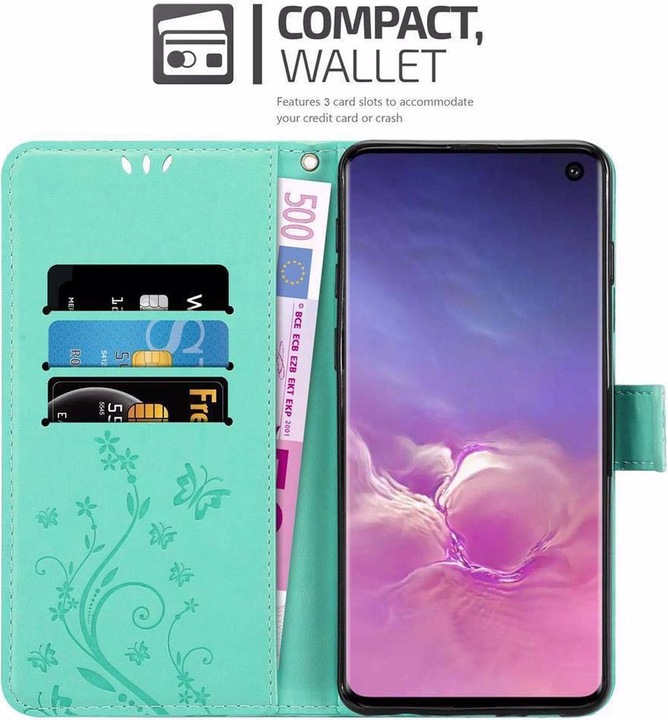 Produktbild Cadorabo Flower Book Cover (Samsung Galaxy S10 5G)