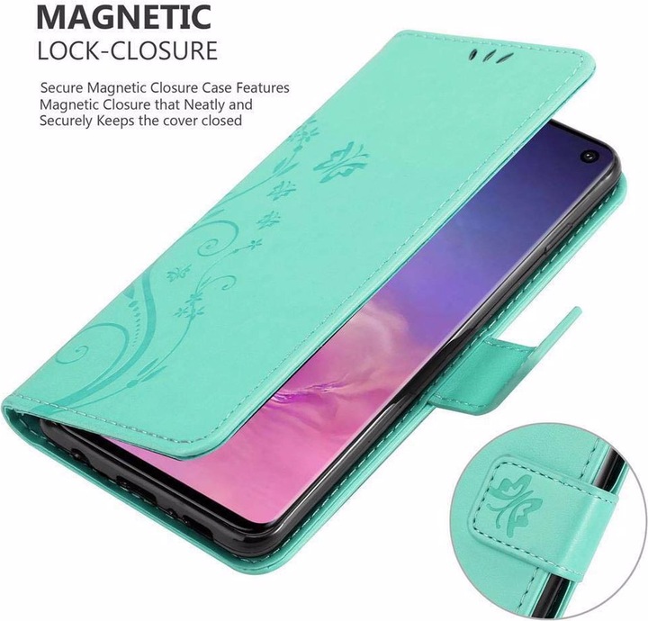 Produktbild Cadorabo Flower Book Cover (Samsung Galaxy S10 5G)