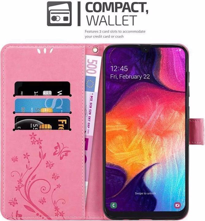 Produktbild Cadorabo Flower Book Cover (Samsung Galaxy A50)