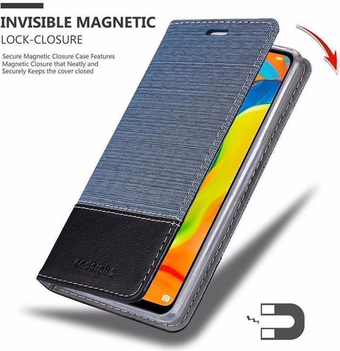Actual product image Cadorabo Book Jeans Optics Cover (Huawei P30 Lite)