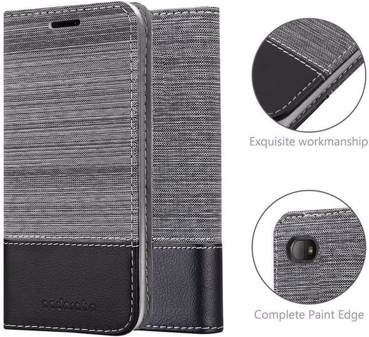 Produktbild Cadorabo Book Jeans Optik Cover (Blackberry Q10)