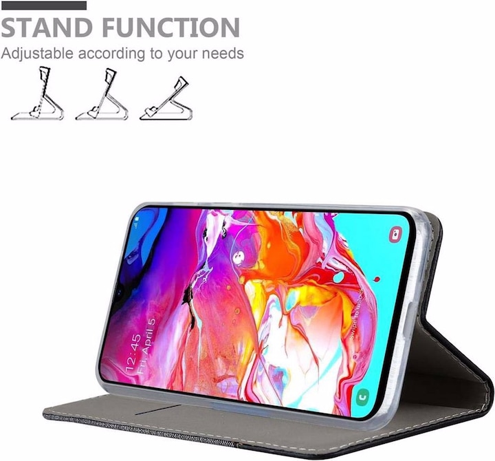 Produktbild Cadorabo Book Jeans Optik Cover (Samsung Galaxy A70)