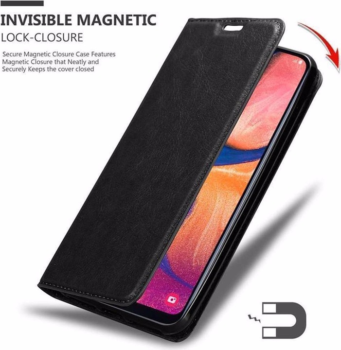 Actual product image Cadorabo Book Invisible Magnet Cover (Samsung Galaxy A10e, Samsung Galaxy A20e)