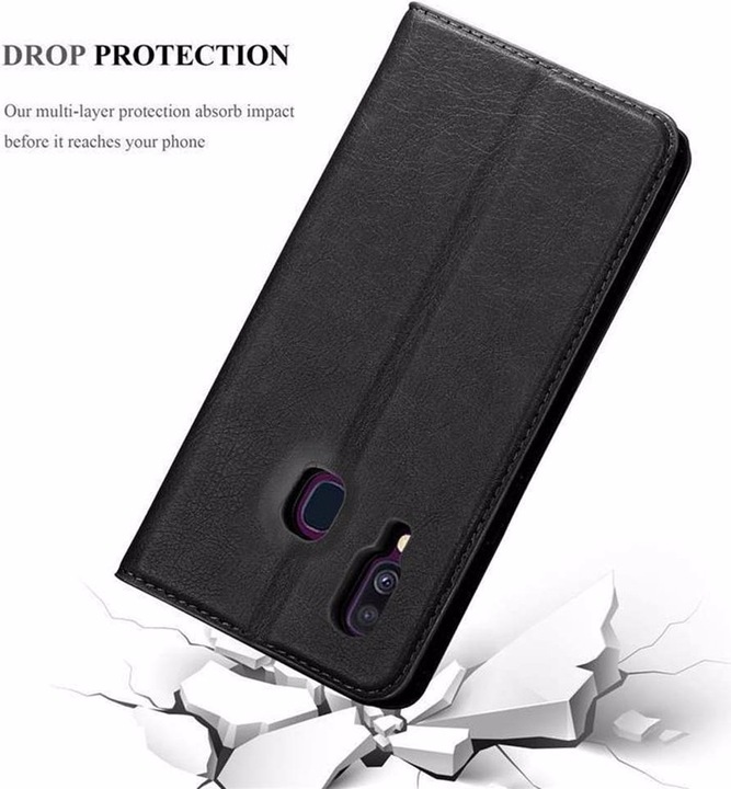 Actual product image Cadorabo Book Invisible Magnet Cover (Samsung Galaxy A10e, Samsung Galaxy A20e)