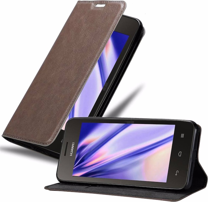 Actual product image Cadorabo Book Invisible Magnet Cover (Huawei Ascend Y330)