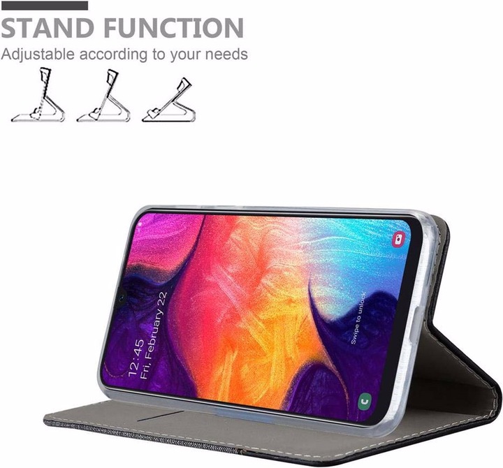 Produktbild Cadorabo Book Jeans Optik Cover (Samsung Galaxy A50)