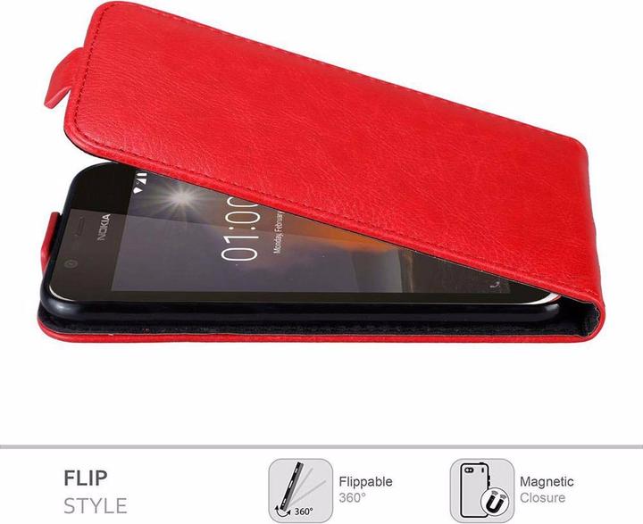 Actual product image Cadorabo Flip like Invisible Cover (Nokia 1)