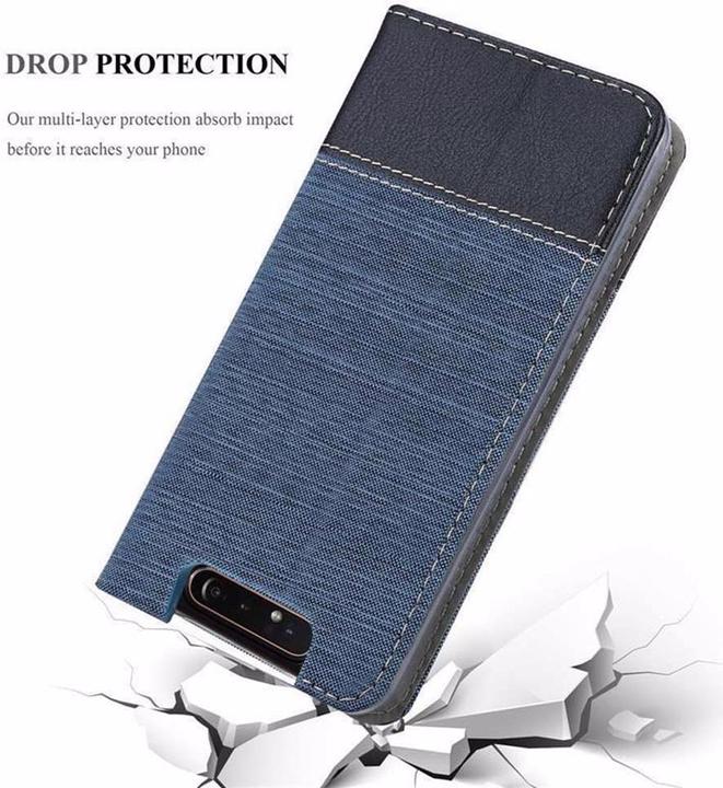 Actual product image Cadorabo Book Jeans Optics Cover (Samsung Galaxy A80)