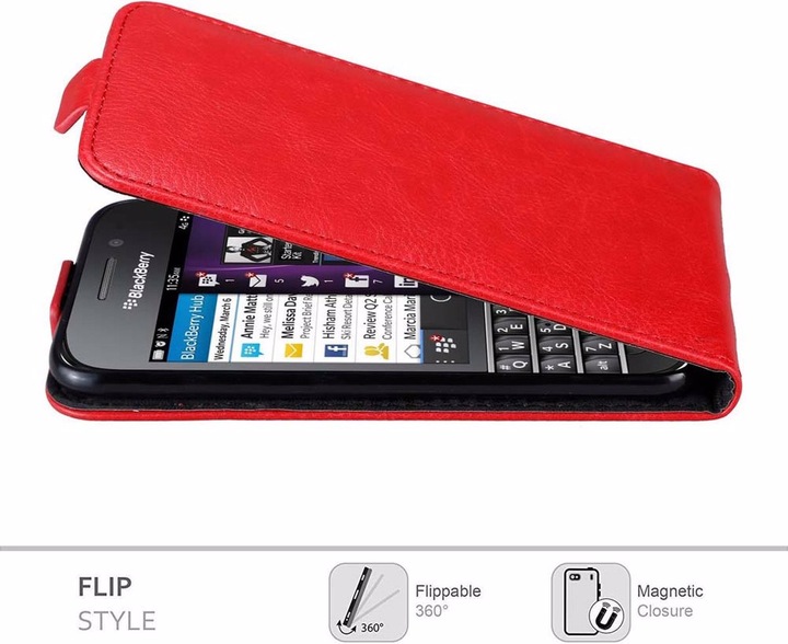 Produktbild Cadorabo Flip wie Invisible Cover (Blackberry Q10)