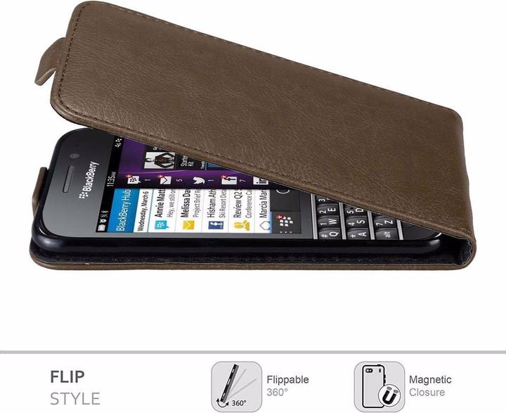Actual product image Cadorabo Flip like Invisible Cover (Blackberry Q10)