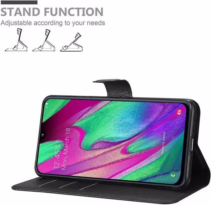 Actual product image Cadorabo Book with stand function cover (Samsung Galaxy A40)