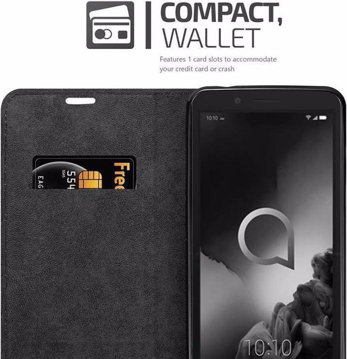 Actual product image Cadorabo Book Invisible Magnet Cover (Alcatel 1C (2019))