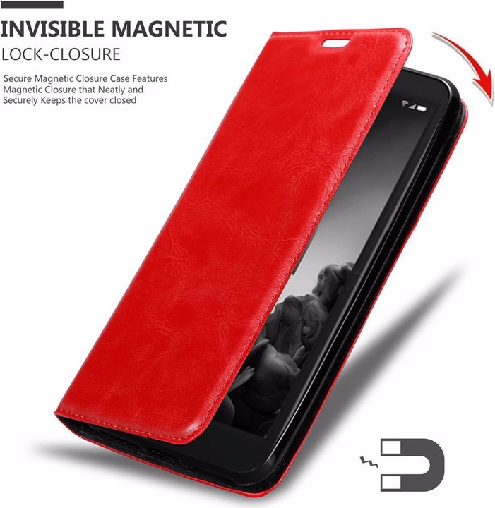 Actual product image Cadorabo Book Invisible Magnet Cover (Alcatel 1C (2019))
