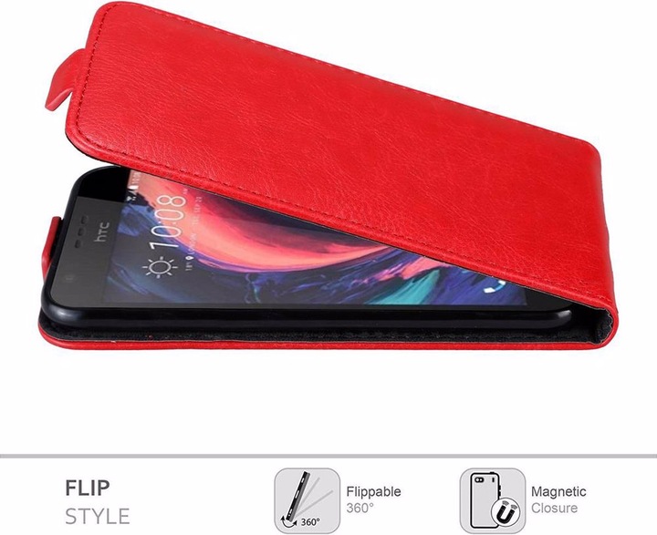 Produktbild Cadorabo Flip wie Invisible Cover (HTC Desire 10 Lifestyle, HTC Desire 825)