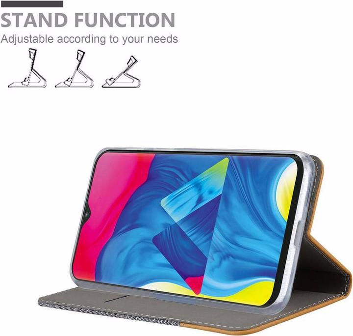 Actual product image Cadorabo Book Jeans Optics Cover (HTC One M10, Samsung Galaxy A10)