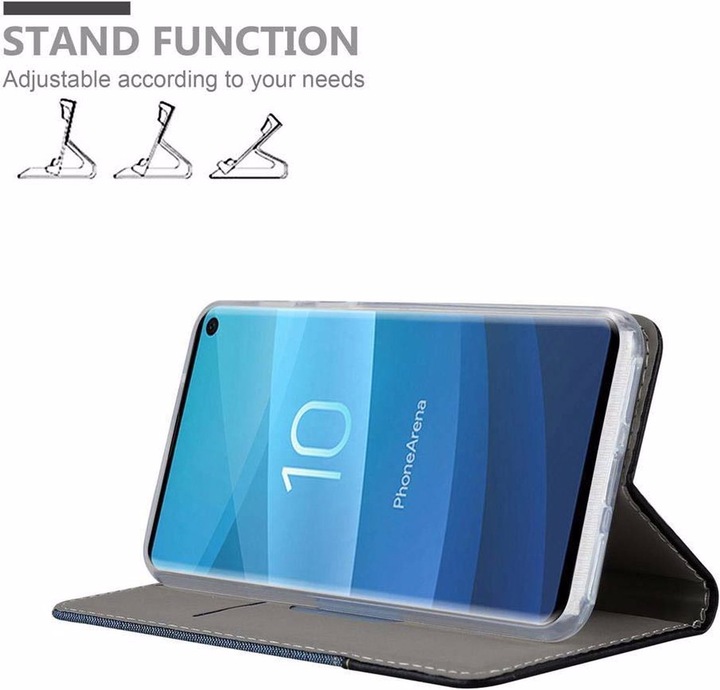 Produktbild Cadorabo Book Jeans Optik Cover (Samsung Galaxy S10+)
