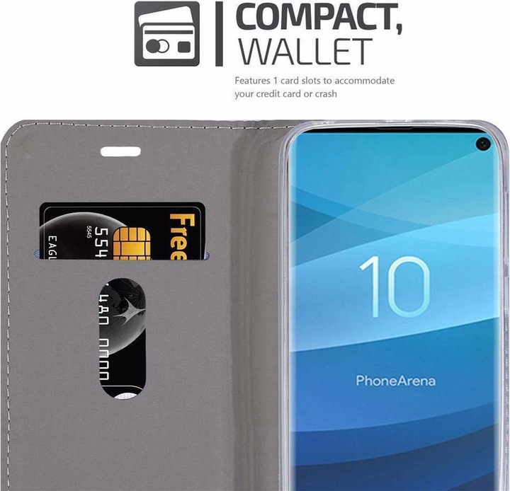 Produktbild Cadorabo Book Jeans Optik Cover (Samsung Galaxy S10+)