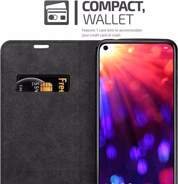 Actual product image Cadorabo Book Invisible Magnet Cover (Honor View 20)