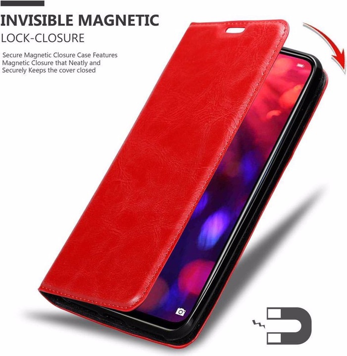 Actual product image Cadorabo Book Invisible Magnet Cover (Honor View 20)