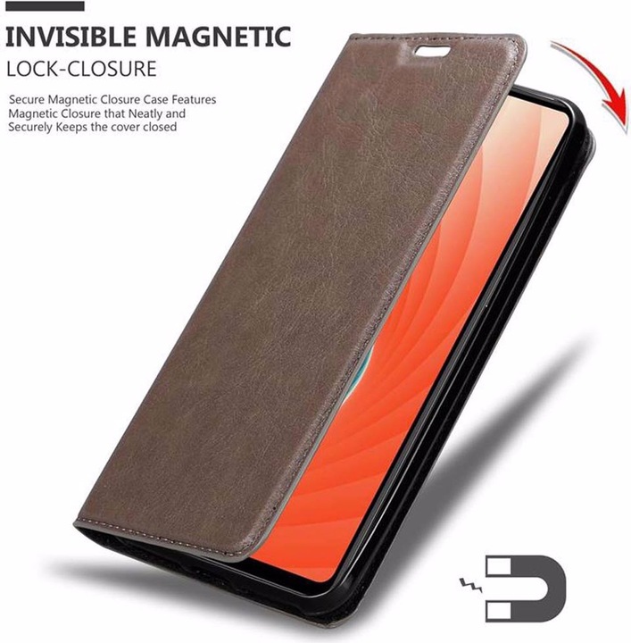 Actual product image Cadorabo Book Invisible Magnet Cover (Mate 20)