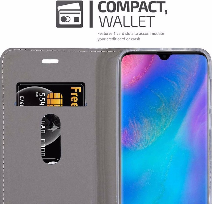 Produktbild Cadorabo Book Jeans Optik Cover (Huawei P30 Pro)