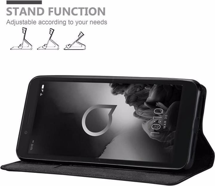 Actual product image Cadorabo Book Invisible Magnet Cover (Alcatel 1C (2019))