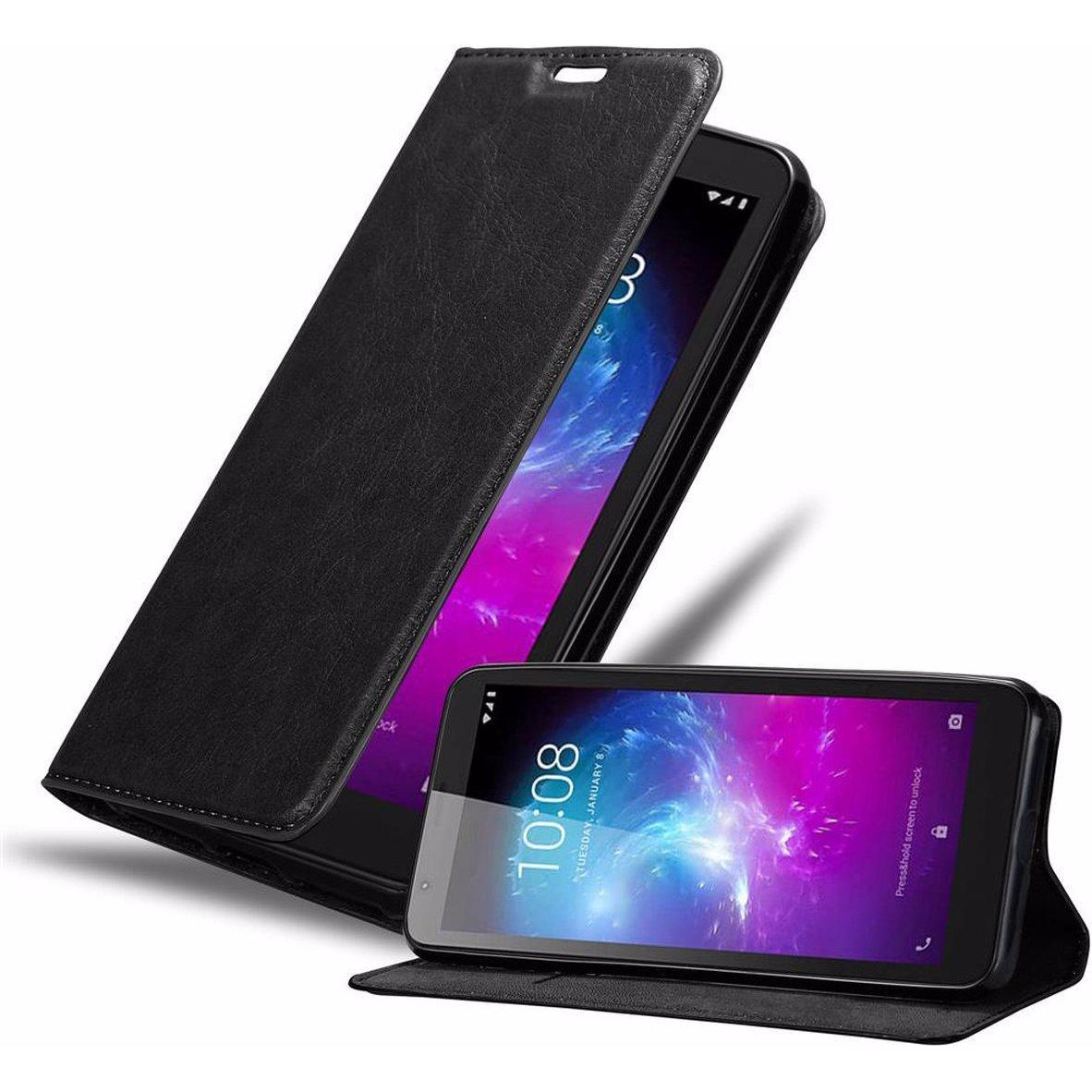 Thumbnail - Cadorabo Book Invisible Magnet Cover (ZTE Blade A3), Smartphone Hülle, Schwarz
