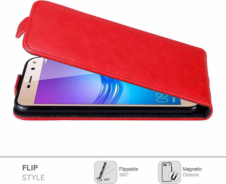 Produktbild Cadorabo Flip wie Invisible Cover (Huawei Y5 (2017), Huawei Y6 (2017))