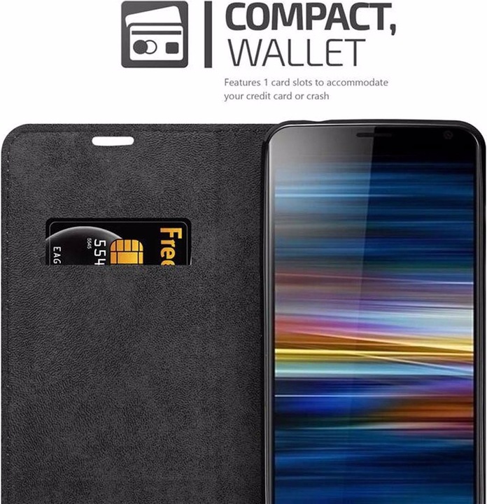 Actual product image Cadorabo Book Invisible Magnet Cover (Sony Xperia 10 Plus)