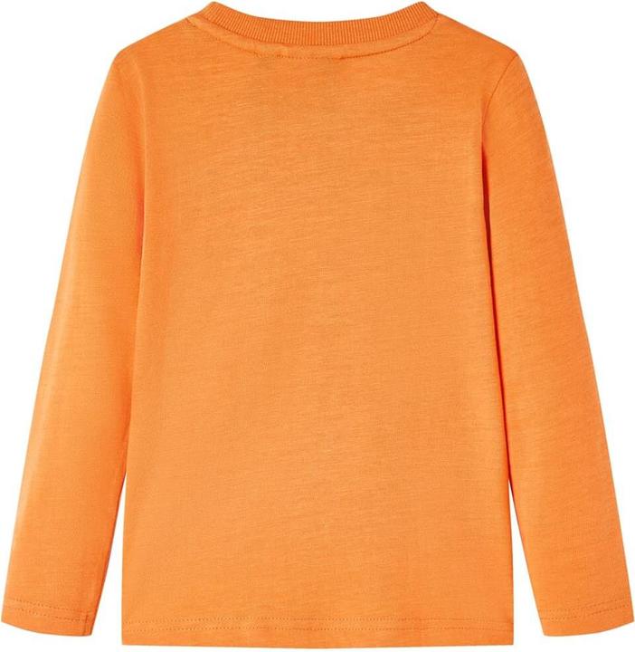 Immagine prodotto vidaXL Camicia da bambino a maniche lunghe arancione scuro 128,Materiale: 100 (128)