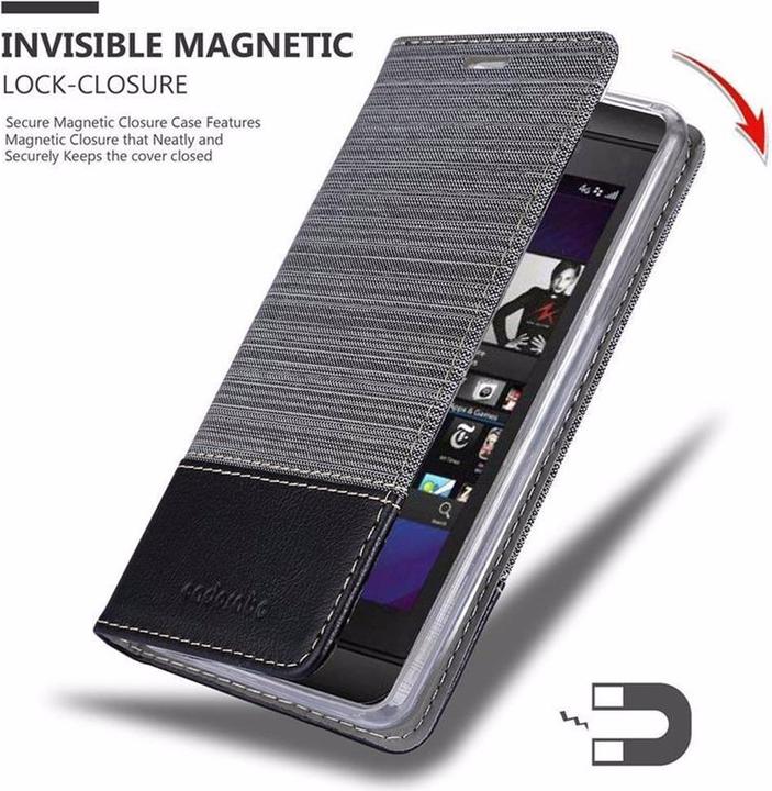 Actual product image Cadorabo Book Jeans Optics Cover (Blackberry Z10)