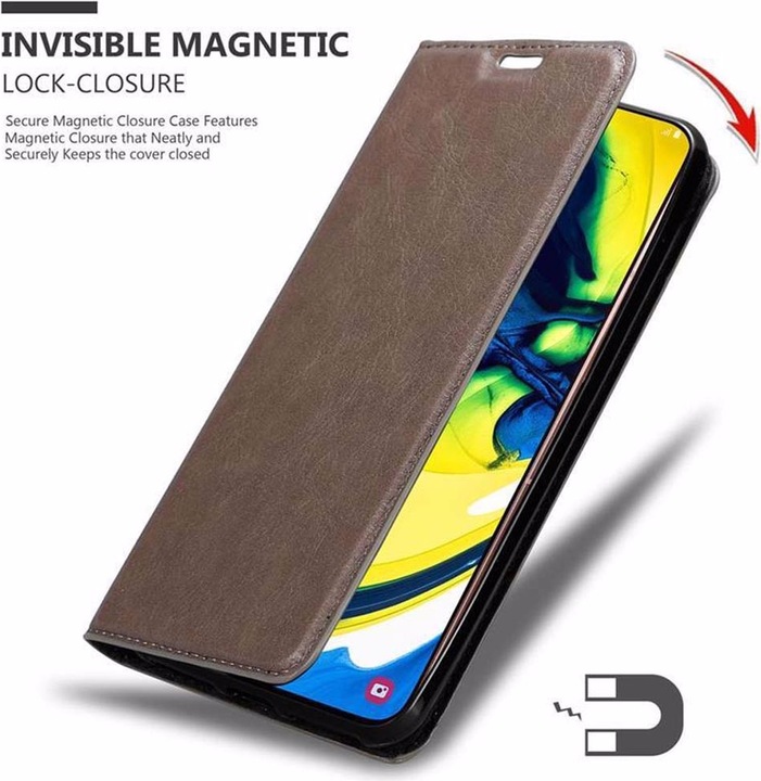 Produktbild Cadorabo Book Invisible Magnet Cover (Samsung Galaxy A80)