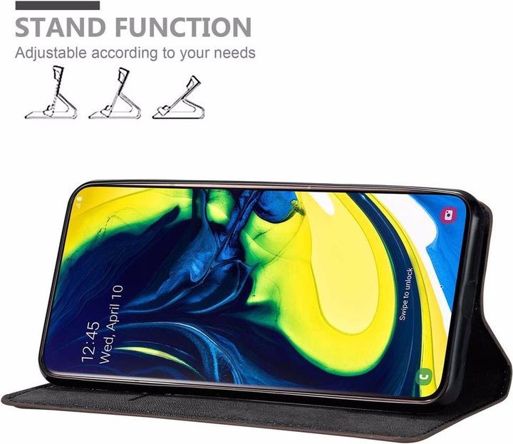 Produktbild Cadorabo Book Invisible Magnet Cover (Samsung Galaxy A80)