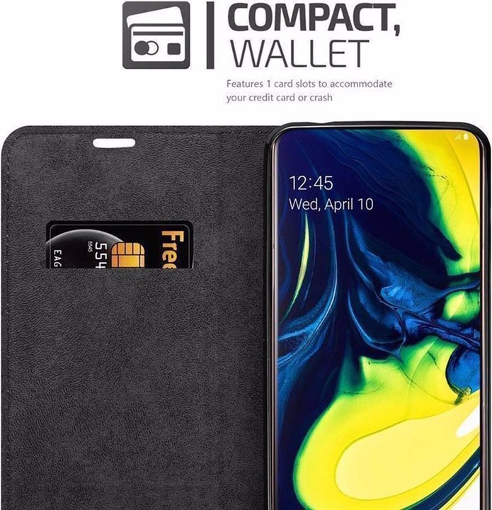 Produktbild Cadorabo Book Invisible Magnet Cover (Samsung Galaxy A80)