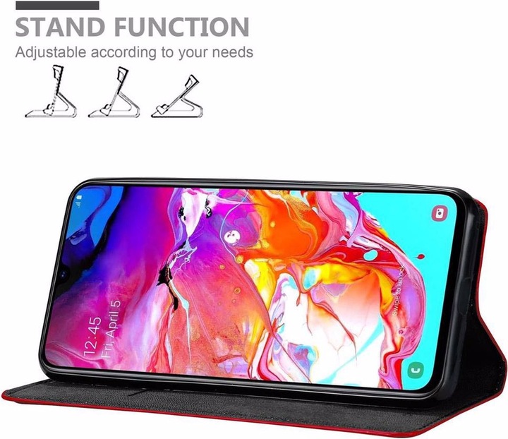 Actual product image Cadorabo Book Invisible Magnet Cover (Samsung Galaxy A70)