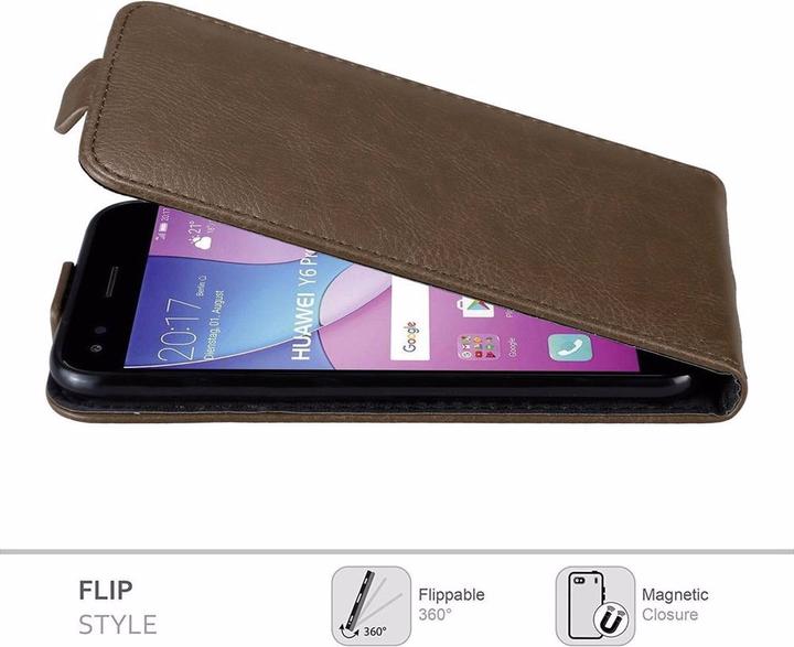 Productafbeelding Cadorabo Flip als onzichtbaar deksel (Huawei Y6 Pro)