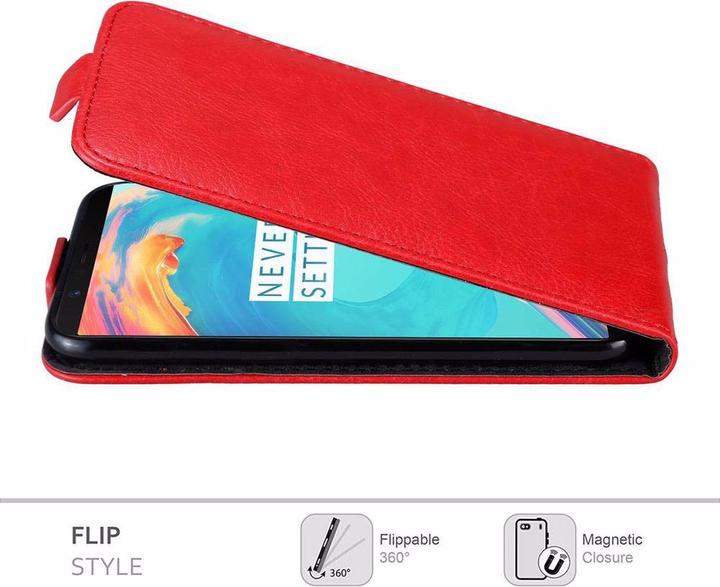 Actual product image Cadorabo Flip like Invisible Cover (OnePlus 5T)